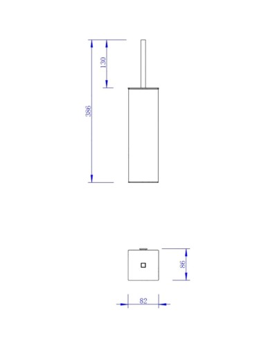 Ершик Felice F 0413 cromo подвесной