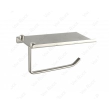 Держатель туалетной бумаги Felice Argento FL 1039 NICHEL с полочкой