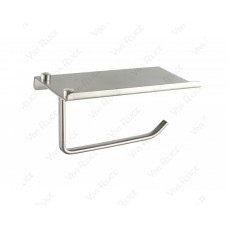 Держатель туалетной бумаги Felice Argento FL 1039 NICHEL с полочкой