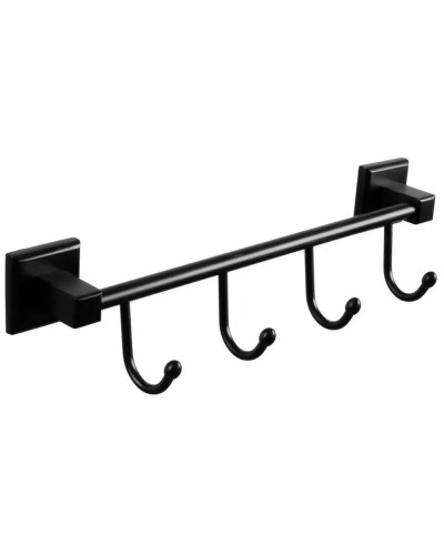 Вешалка Felice Notte FL 1017 N четыре крючка, черный матовый