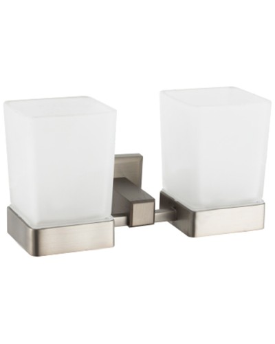 Стакан Felice Argento FL 1029 NICHEL настенный, двойной