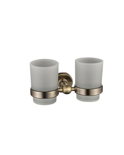 Стакан Felice Successo N 1029 BRONZO настенный, двойной