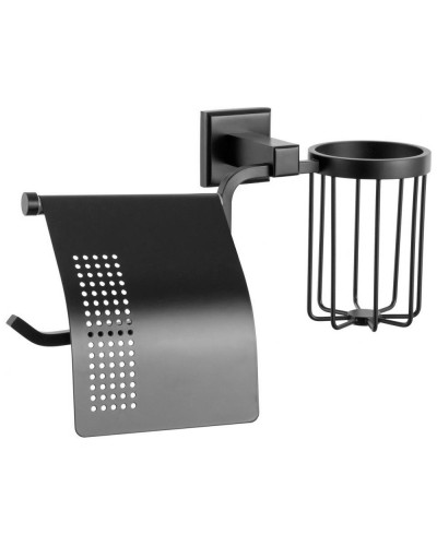 Держатель туалетной бумаги Felice Notte FL 1007-S N с держателем освежителя