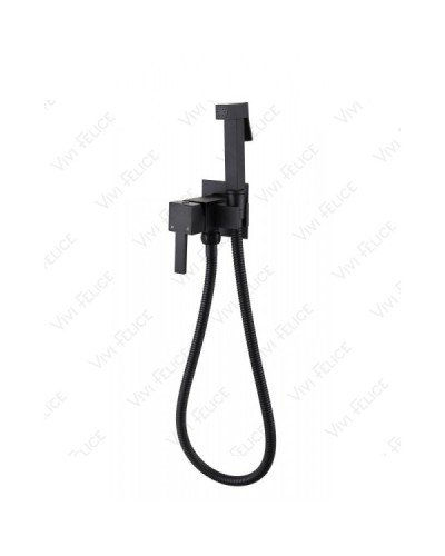 Гигиенический душ Felice 3515 NERO OPACO со смесителем черный матовый