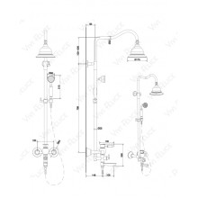 Душевая стойка Felice 5060