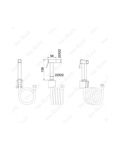 Гигиенический душ Felice 111-Q