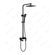 Душевая стойка Felice 1060 NERO OPACO черная матовая