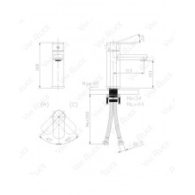 Смеситель Felice 6030 для раковины