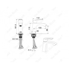 Смеситель Felice 0330 для раковины