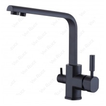 Смеситель Felice 1516-10 NERO OPACO для кухни черный матовый