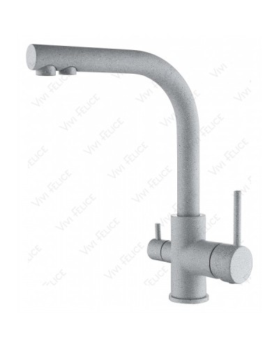 Смеситель Felice 1718-7 GRIGIO для кухни серый