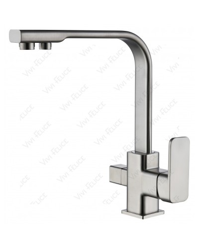 Смеситель Felice 1617-2 NICHEL для кухни никель