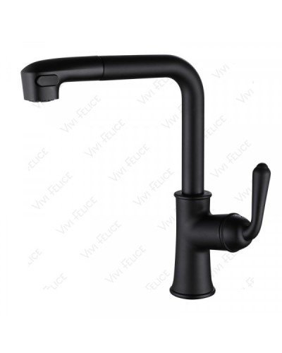 Смеситель Felice 0519 NERO OPACO для кухни черный матовый