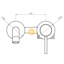 Смеситель для раковины Felice 0635 никель