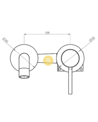 Смеситель для раковины Felice 0635 никель