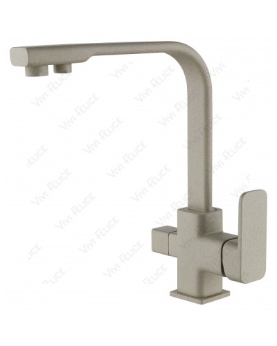 Смеситель Felice 1617-6 BEIGE для кухни бежевый