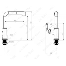 Смеситель Felice 0525 CROMO для раковины