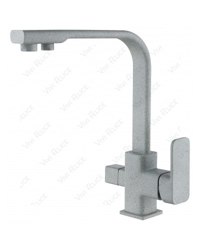 Смеситель Felice 1617-7 GRIGIO для кухни серый