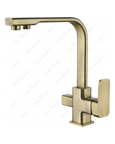 Смеситель Felice 1617-1 BRONZO для кухни бронза