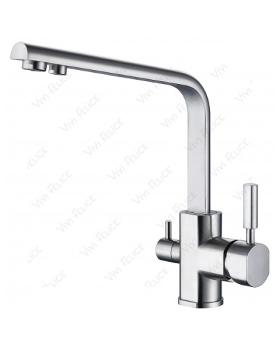 Смеситель Felice 1516-2 NICHEL для кухни никель