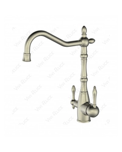 Смеситель Felice 1819-2 NICHEL для кухни никель