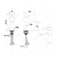 Смеситель Felice 5030 для раковины