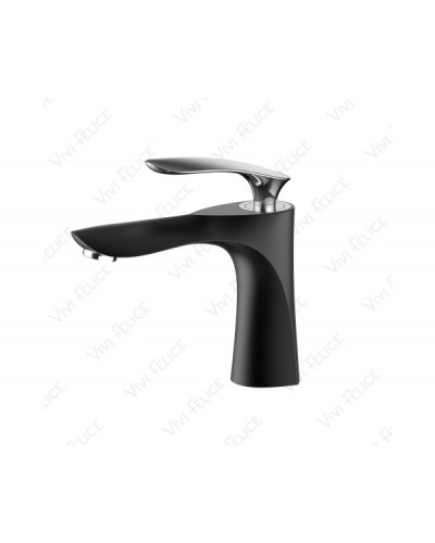 Смеситель Felice 9030 NERO LUCIDO для раковины черный матовый