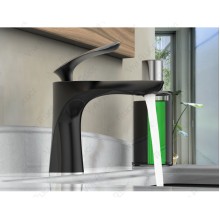 Смеситель Felice 9030 NERO LUCIDO для раковины черный матовый