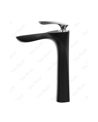 Смеситель Felice 9025 NERO LUCIDO для раковины черный