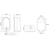 Диспенсер дезинфицирующего средства Bemeta Hotel 124109355 Нержавеющая сталь