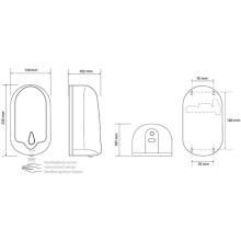 Диспенсер дезинфицирующего средства Bemeta Hotel 124109355 Нержавеющая сталь