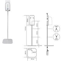 Диспенсер дезинфицирующего средства Bemeta Hotel 124109346 Белый