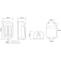 Диспенсер дезинфицирующего средства Bemeta Hotel 124109346 Белый