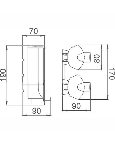 Дозатор для жидкого мыла Haiba HB407-1 Хром