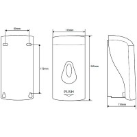 Диспенсер для жидкого мыла Bemeta Hotel 121209037 Серый