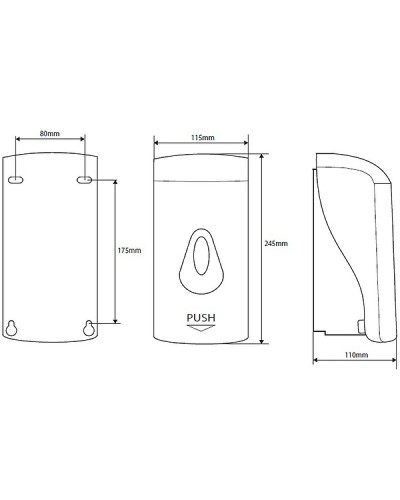 Диспенсер для жидкого мыла Bemeta Hotel 121209037 Серый