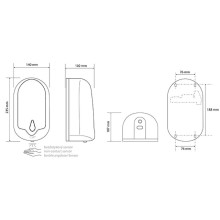 Диспенсер для жидкого мыла Bemeta Hotel 124109265 Нержавеющая сталь