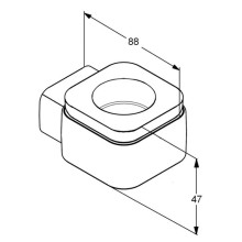 Подсвечник Kludi E2 4998305