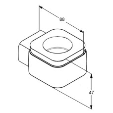 Подсвечник Kludi E2 4998305