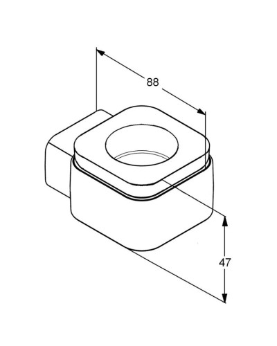 Подсвечник Kludi E2 4998305