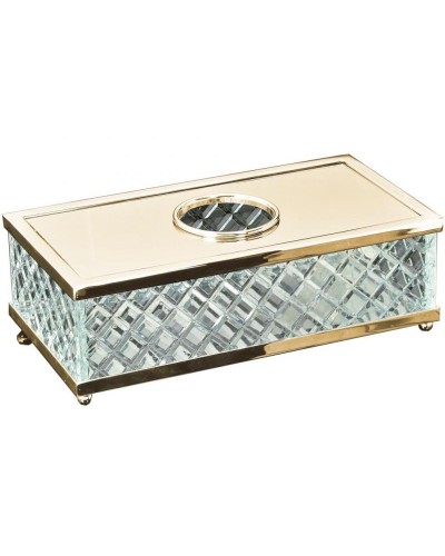Салфетница Boheme Murano Cristal 10232 Золото