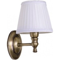 Абажур белый с белым кантом Tiffany World TW11-01bi