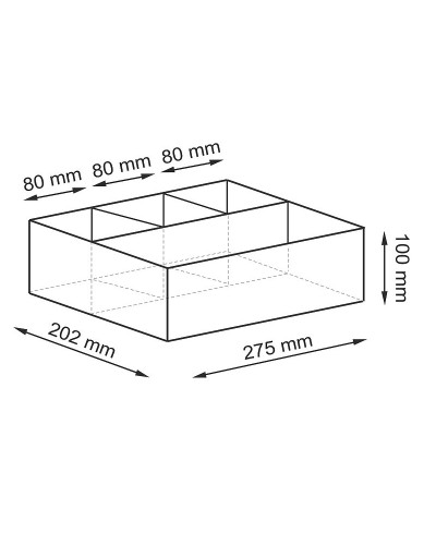 Корзина для аксессуаров WasserKRAFT Wern WB-421-M Темно-коричневая