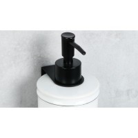 Держатель дозатора жидкого мыла Fixsen Practica FX-800A с крючком универсальный Черный