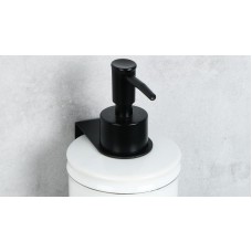 Держатель дозатора жидкого мыла Fixsen Practica FX-800A с крючком универсальный Черный