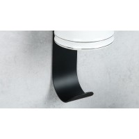 Держатель дозатора жидкого мыла Fixsen Practica FX-800A с крючком универсальный Черный