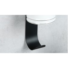 Держатель дозатора жидкого мыла Fixsen Practica FX-800A с крючком универсальный Черный