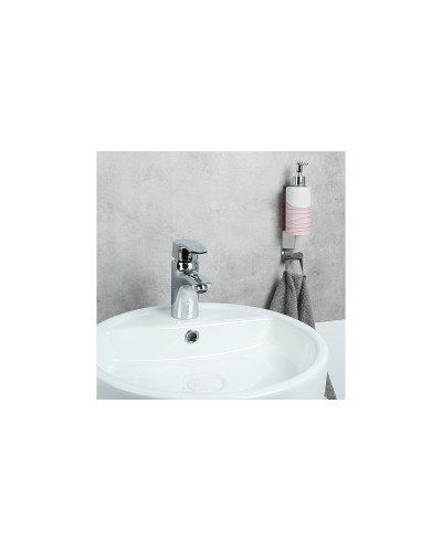 Держатель дозатора жидкого мыла Fixsen Practica FX-800B с крючком универсальный Хром