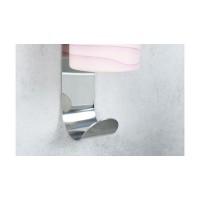 Держатель дозатора жидкого мыла Fixsen Practica FX-800B с крючком универсальный Хром