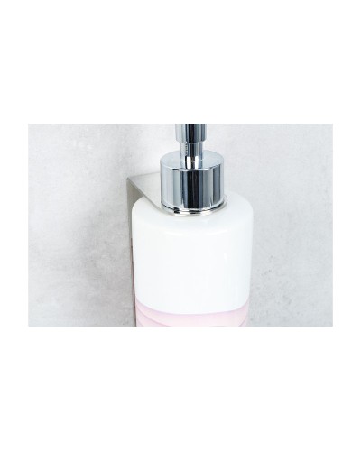 Держатель дозатора жидкого мыла Fixsen Practica FX-800B с крючком универсальный Хром